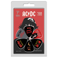 PERRIS LPACDC2 6-Pack AC/DC Licensed Guitar Pick Packs