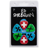 PERRIS LPES1 6-Pack Ed Sheeran Licensed Guitar Pick Pack