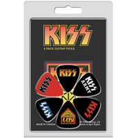 PERRIS LPKISS2 6-Pack "KISS" Licensed Guitar Pick Packs