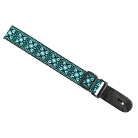 XTR Jacquard Ukulele Strap White-Blue