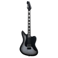 LTD Deluxe XJ-1 HT Baritone Silver Blast Electric Guitar