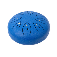 MANO PERCUSSION MPC36BL 6 Inch Metal Tongue Drum - Blue