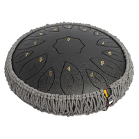 MANO PERCUSSION MPC54BK 14 Inch Metal Tongue Drum - Black