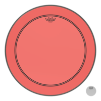 REMO Colortone Powerstroke 3 22 Inch Red Bass Drumhead