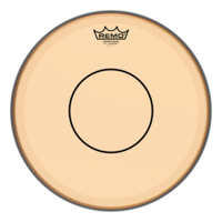 REMO Colortone Powerstroke 77 14 Inch Orange Drumhead w/Dot