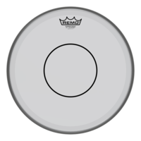 REMO Colortone Powerstroke 77 14 Inch Smoke Drumhead w/Dot