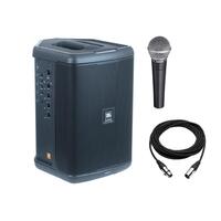 PA Hire Single Portable Battery Speaker and Microphone Pack