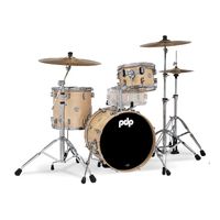 PDP Concept Maple Classic 3 Pce Bop Drum Kit Natural Lacquer