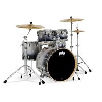 PDP Concept Maple 5 Pce Silver to Black Fade Drum Kit
