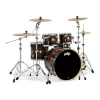 PDP Concept Maple 5 Pce Exotic Walnut Burst Drum Kit