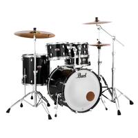PEARL DECADE Maple 5 Pce Black Ice Fusion Plus Drum Kit