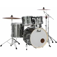 PEARL EXPORT 5pce Fusion Plus Smokey Chrome Drum Kit