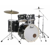 PEARL EXPORT 5pce Fusion Plus Jet Black Drum Kit