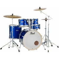 PEARL EXPORT PLUS 5pce Fusion Plus High Voltage Blue Drum Kit