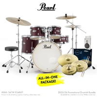 PEARL Export EXX 6 Pce Plus Kit - Satin Scarlet