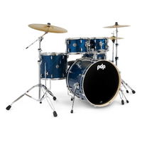 PDP Mainstage 5 Pce Twisted Blue Steel Drumkit & Paiste 101 Cymbals