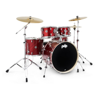 PDP Mainstage 5 Pce Twisted Cherry Drumkit & Paiste 101 Cymbals