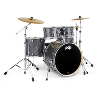 PDP Mainstage 5 Pce Twisted Graphite Drumkit & Paiste 101 Cymbals
