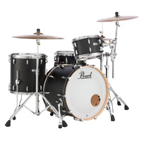PEARL Masters Maple Complete 3 Pce Drum Kit Matt Black Mist