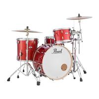 PEARL Masters Maple Complete 3 Pce Drum Kit Vermillion Sparkle