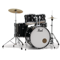 PEARL ROADSHOW-X Fusion Plus Jet Black Drum Kit with Zildjian Cymbals