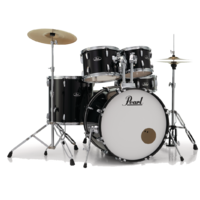 PEARL ROADSHOW-X Fusion Plus Jet Black Drum Kit with Zildjian Cymbals