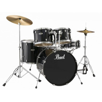 PEARL ROADSHOW RS Series Fusion Plus Jet Black Drum Kit