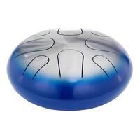PEARL Awakening Metal Tongue Drum 8 Note Blue Burst PTMD8