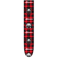 PERRIS PS2550 2" Leather Hi-Res "Skelanimals" in Red-Black Licensed Guitar Strap