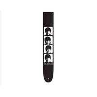 PERRIS PS6068 2.5" Vegan Vinyl Hi-Res "Band Member Photos" Beatles Licensed Guitar Strap