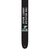 PERRIS PS6074 2.5" Vegan Vinyl Hi-Res "Abbey Rd" Beatles Licensed Guitar Strap