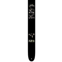 PERRIS PS8040 2.5" Leather Hi-Res "KISS" Licensed Guitar Strap