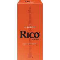 RICO by D'Addario Bb Clarinet reeds - 25 pack - 2.0