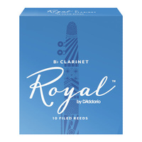 D'ADDARIO Rico Royal Clarinet Reeds - 10 Pack