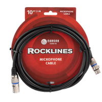 CARSON Rocklines 10ft Microphone XLR-XLR Cable
