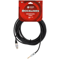 CARSON Rocklines 30ft Microphone XLR-Jack Cable