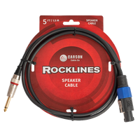 CARSON Rocklines 05Ft Speakon to Jack Speaker Cable