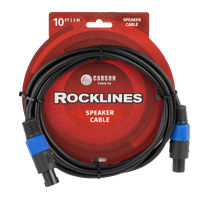 CARSON Rocklines 10Ft Speakon to Speakon Speaker Cable
