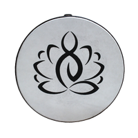 RHYTHM WAVE Bahia Frame Drum White Fiber Skin 18 Inch