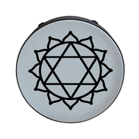 RHYTHM WAVE Bahia Frame Drum White Fiber Skin 18 Inch WF3