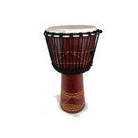 RHYTHM WAVE Djembe Jammer Series 50cm Drum African Carving Red