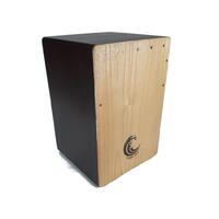 RHYTHM WAVE Cajon Regular Series Teak Faceplate and Coffee Brown Side