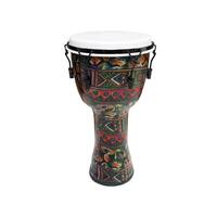 RHYTHM WAVE Djembe Tuneable 60cm Drum African Sarong