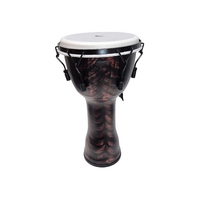 RHYTHM WAVE Djembe Tunable 60cm Drum Purple Brush