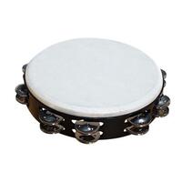 RHYTHM WAVE Tunable 10 Inch Tambourine Black