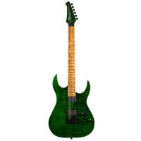 SPIRA S-450-TGR Transparent Green Electric Guitar