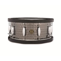 GRETSCH Full Range 14x6.5 Hammered Black Wood Hoop Steel Snare Drum