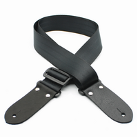 DSL Seatbelt Black Guitar Strap