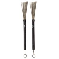 STAGG Wire Brush Retractable with Rubber Handle SBRU20-RM