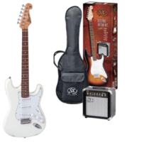 SX Electric Guitar Pack White